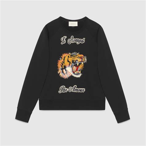 felpa gucci tigre uomo|Felpe GUCCI Uomo .